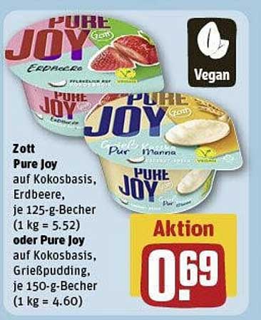 Zott Pure Joy Erdbeere