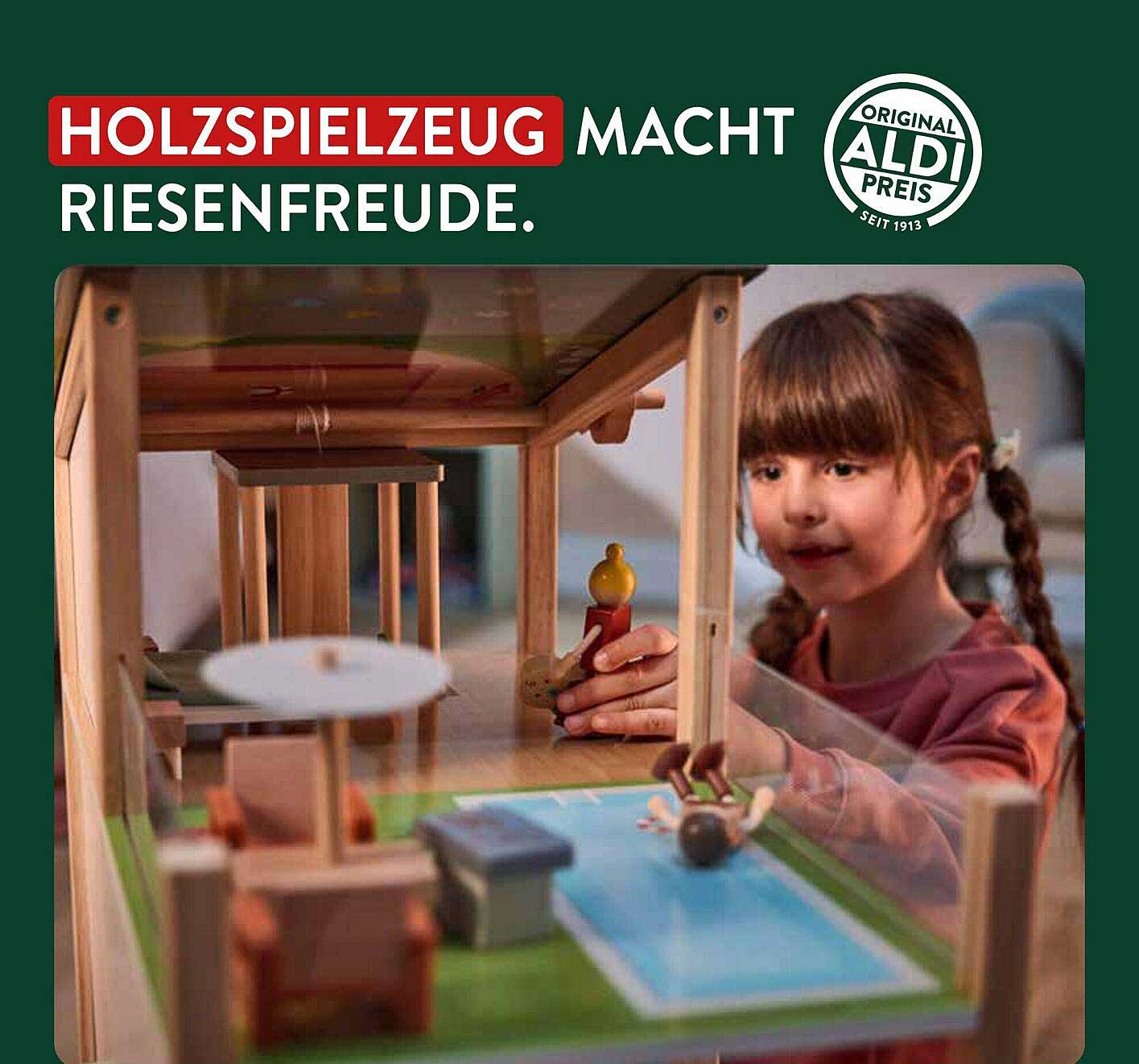 HOLZSPIELZEUG MACHT RIESENFREUDE.