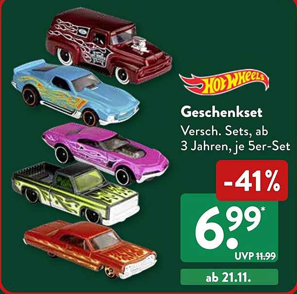 Hot Wheels Geschenkeset