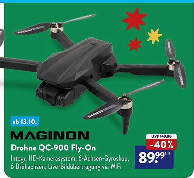 MAGINON Drohne QC-900 Fly-On