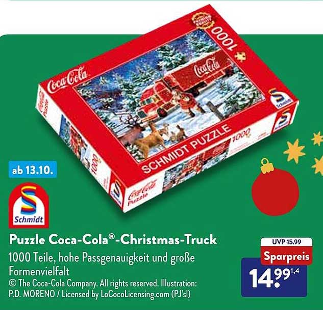 Puzzle Coca-Cola®-Christmas-Truck