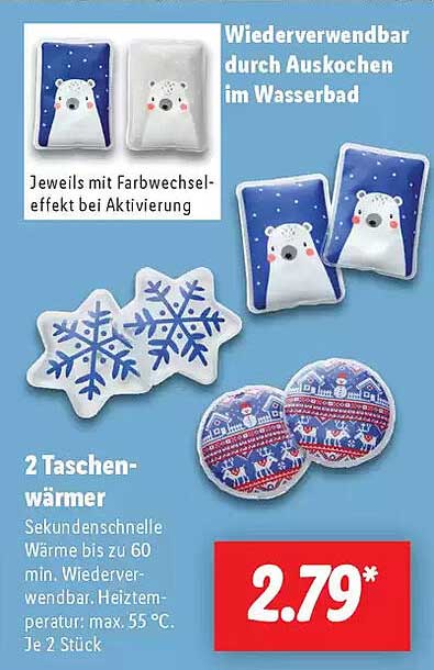 2 Taschenwärmer