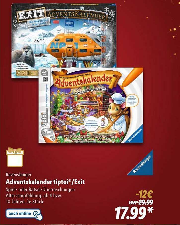 Adventskalender tiptoi®/Exit