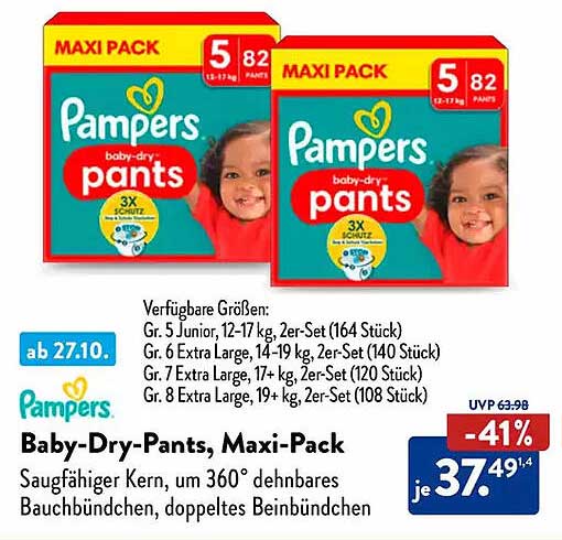 Baby-Dry-Pants, Maxi-Pack