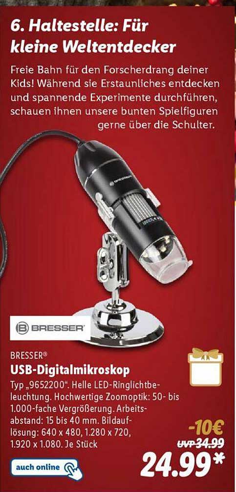 BRESSER® USB-Digitalmikroskop