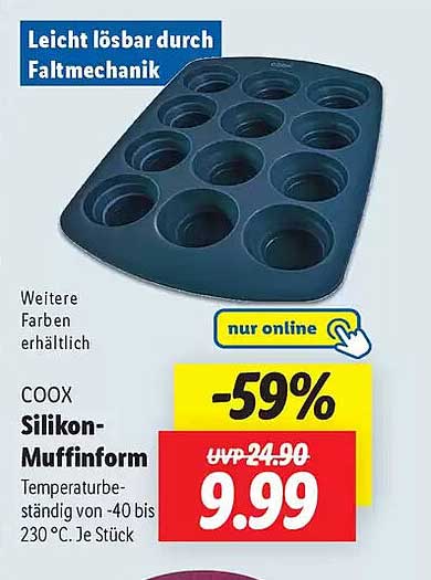 COOX Silikon-Muffinform