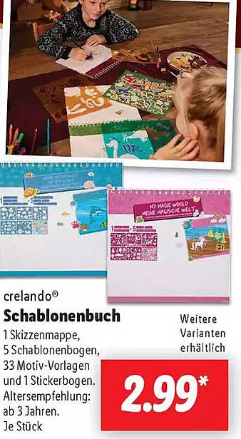 crelando® Schablonenbuch