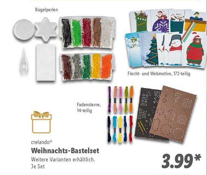 crelando® Weihnachts-Bastelset