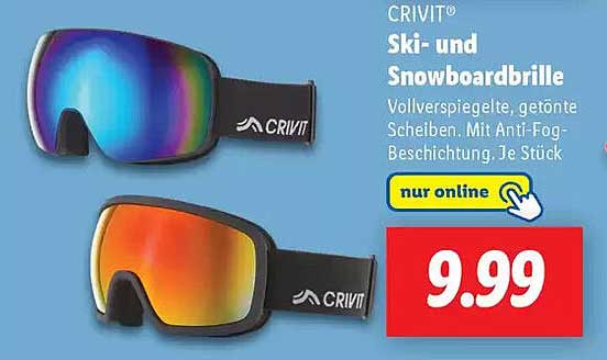 CRIVIT® Ski- und Snowboardbrille