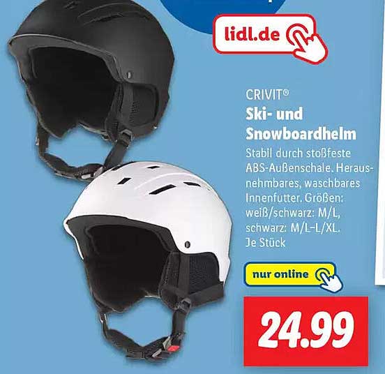 CRIVIT® Ski- und Snowboardhelm