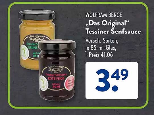 „Das Original“ Tessiner Senfsauce