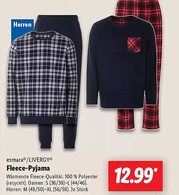 Fleece-Pyjama