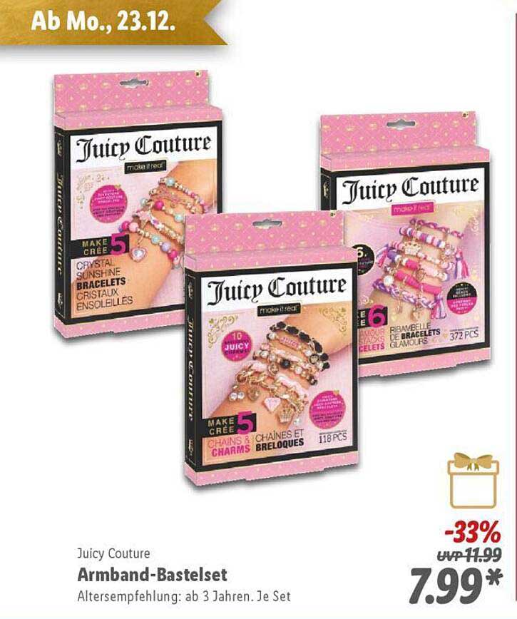 Juicy Couture Armband-Bastelset