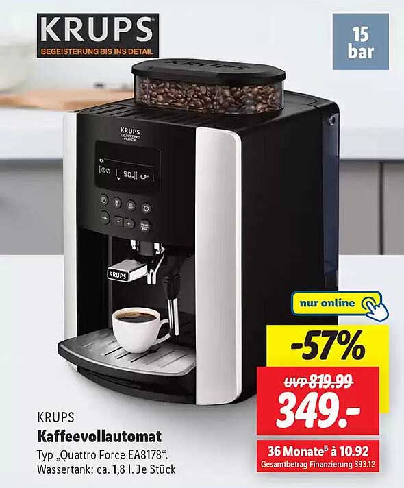 KRUPS Kaffeevollautomat