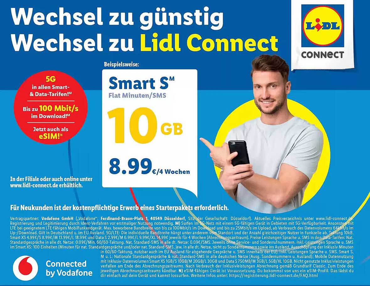 Lidl Connect Smart S 10 GB