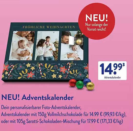 NEU! Adventskalender