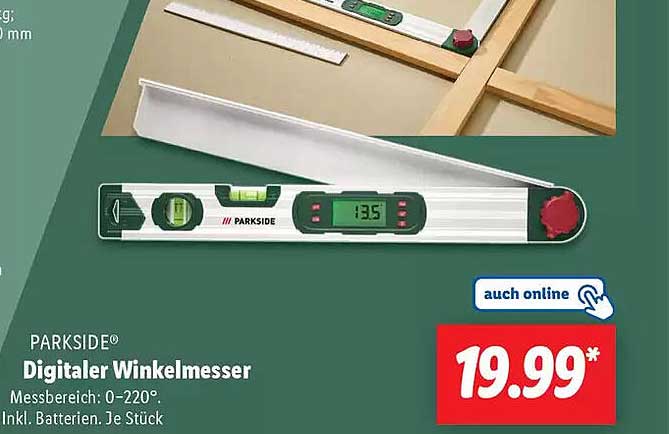 PARKSIDE® Digitaler Winkelmesser