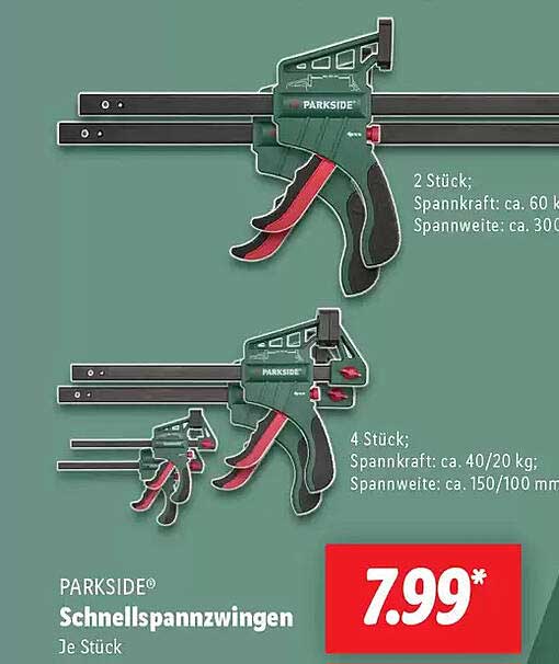 PARKSIDE Schnellspanngen