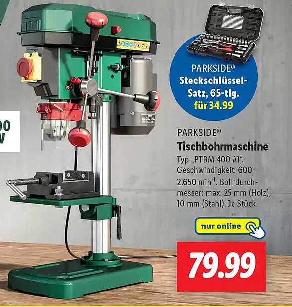 PARKSIDE® Tischbohrmaschine