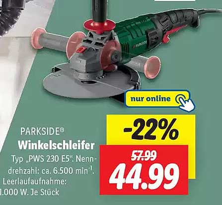 PARKSIDE® Winkelschleifer