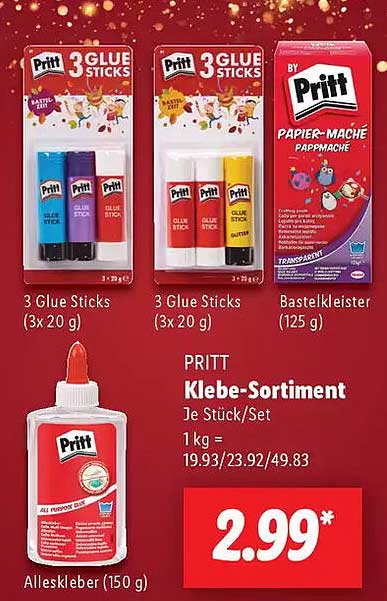 PRITT Klebe-Sortiment