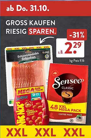 Schwarzwälder Schinken  
Senseo Classic 48 XXL MEGA PACK