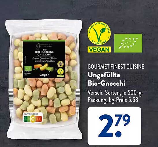 Ungefüllte Bio-Gnocchi