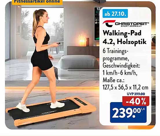 Walking-Pad 4.2, Holzoptik