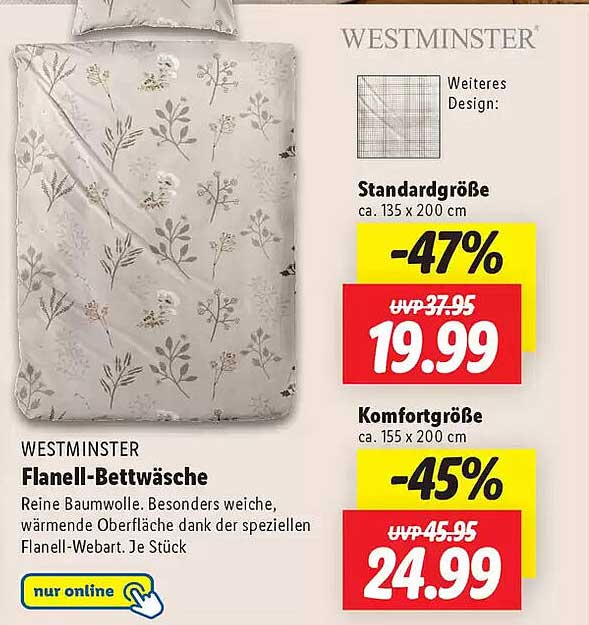 WESTMINSTER Flanell-Bettwäsche