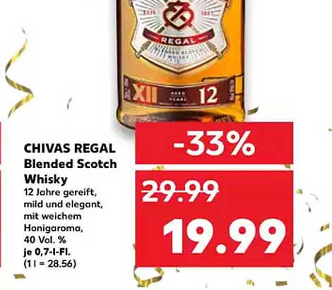 CHIVAS REGAL Blended Scotch Whisky