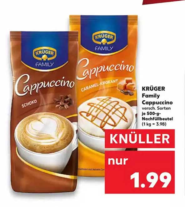 KRÜGER Family Cappuccino