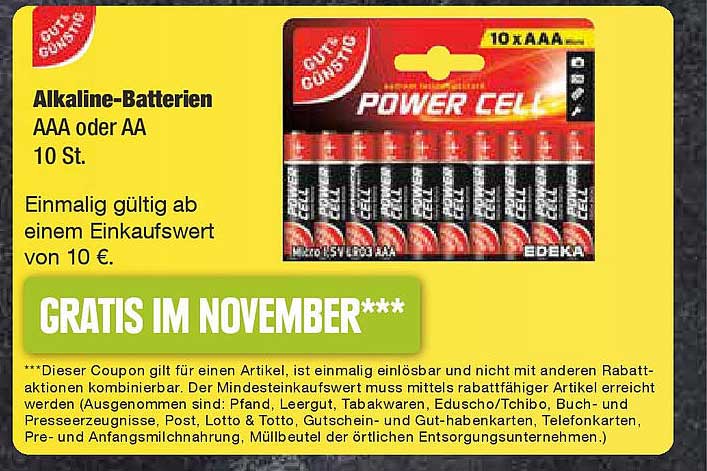 Alkaline-Batterien