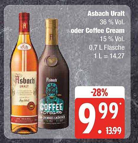 Asbach Uralt oder Coffee Cream