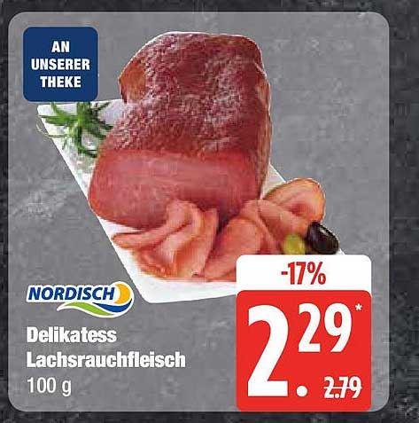 Delikatess Lachsrauchfleisch