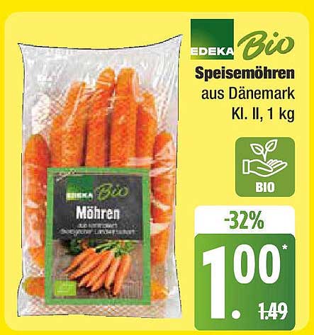 EDEKA Bio Speisemöhren aus Dänemark