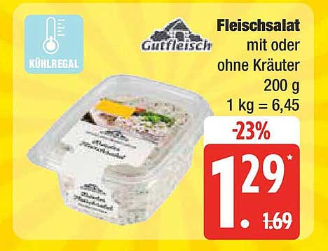 Fleischsalat mit oder ohne Kräuter