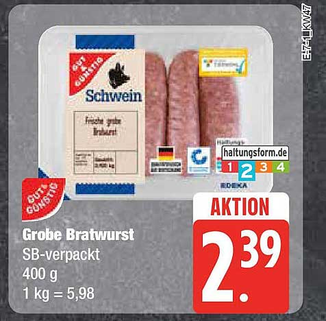 Grobe Bratwurst