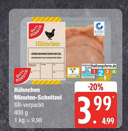 Hähnchen Minuten-Schnitzel