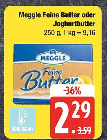 Meggle Feine Butter oder Joghurtbutter