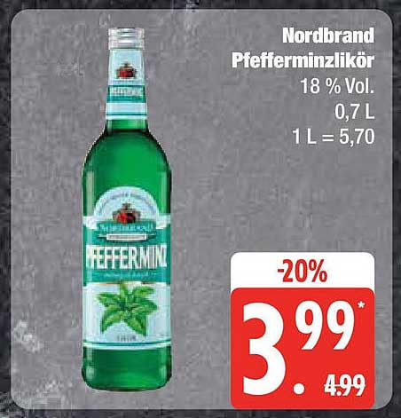 Nordbrand Pfefferminzlikör