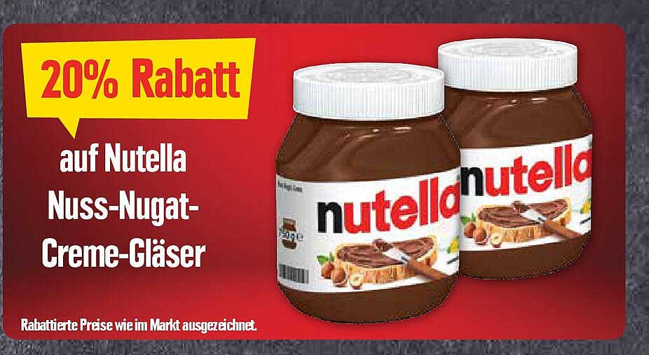 Nutella Nuss-Nugat-Creme-Gläser