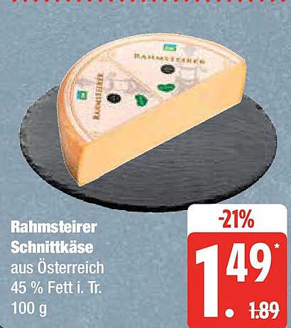 Rahmsteirer Schnittkäse