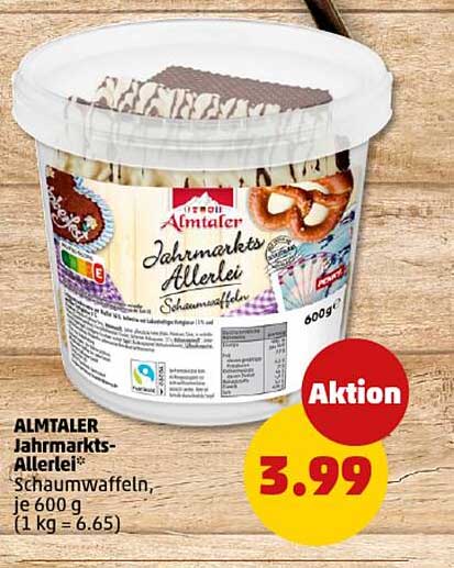 ALMTALER Jahrmarkts-Allerlei* Schaumwaffeln