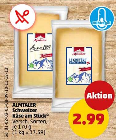 ALMTALER Schweizer Käse am Stück