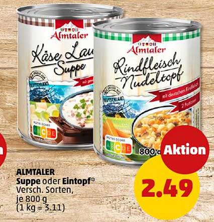 Almtaler Suppe oder Eintopf