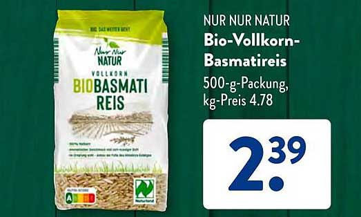 Bio-Vollkorn-Basmati-Reis