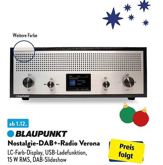 BLAUPUNKT Nostalgie-DAB+-Radio Verona