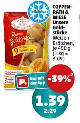 COPPENRATH & WIESE Unsere Goldstücke Weizen-Brötchen