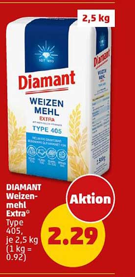 Diamant Weizenmehl Extra Type 405