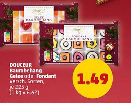 DOUCEUR Baumehng Gelee oder Fondant